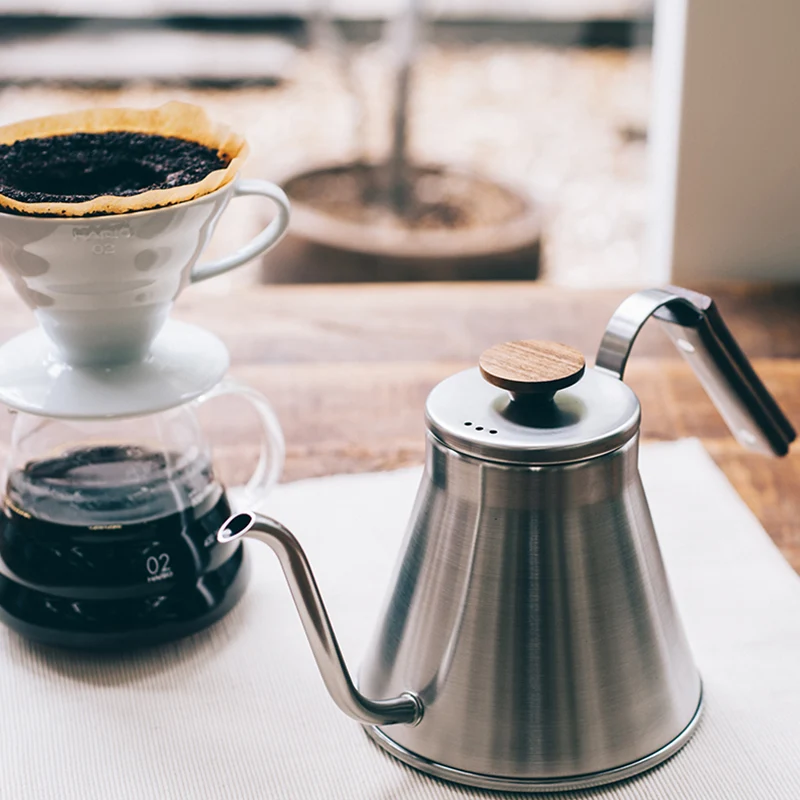 V60 Drip Kettle Wood, 800mL