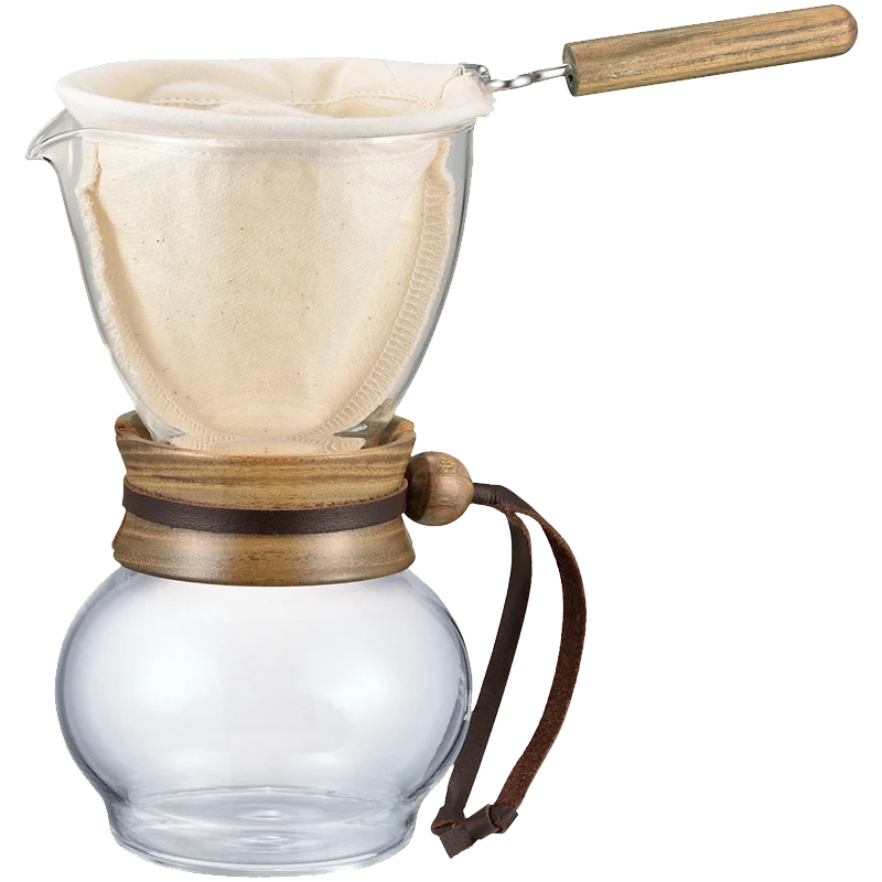 Drip Pot Wood Neck, 240/480mL