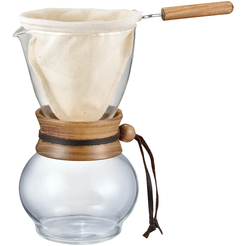 Drip Pot Wood Neck, 240/480mL
