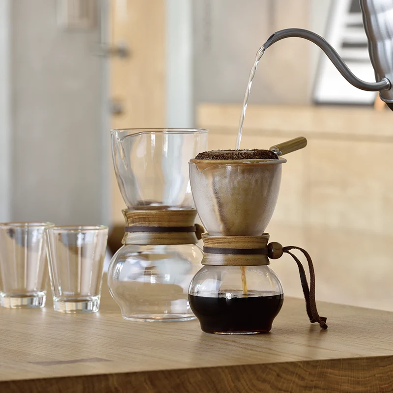 Drip Pot Wood Neck, 240/480mL