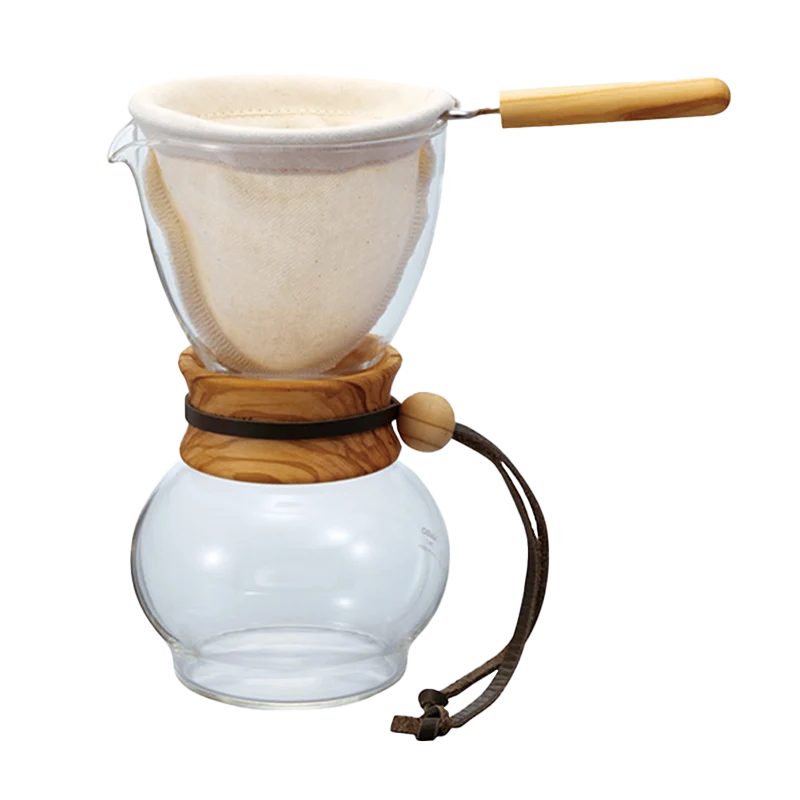 Drip Pot Wood Neck, 240/480mL
