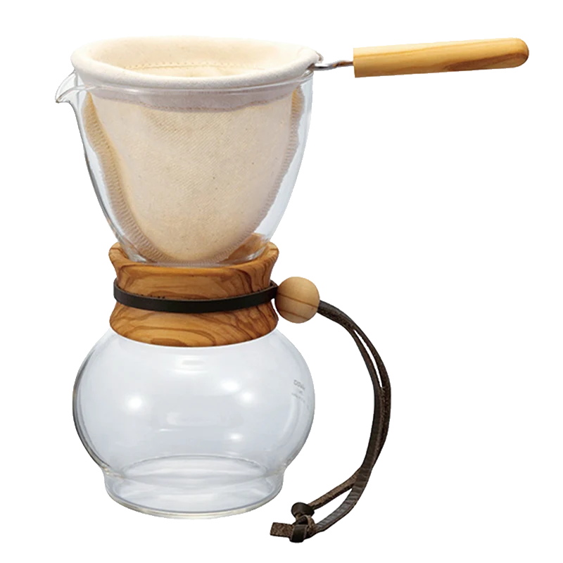 Drip Pot Wood Neck, 240/480mL