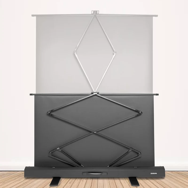 Duronic FPS15 GN schermo verde da pavimento |Altezza 150 cm e larghezza 130 cm esclusa la cornice| Custodia incorporata |costruzione di alta qualità| superficie liscia| apertura e chiusura rapida