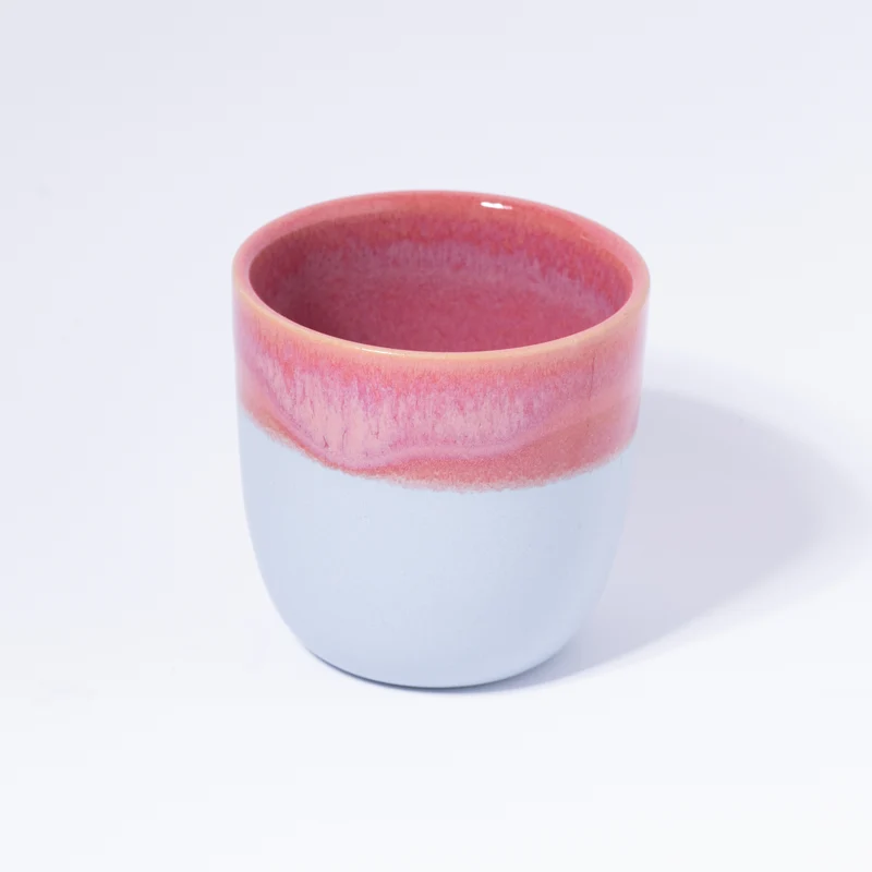 Espresso mug red / light blue