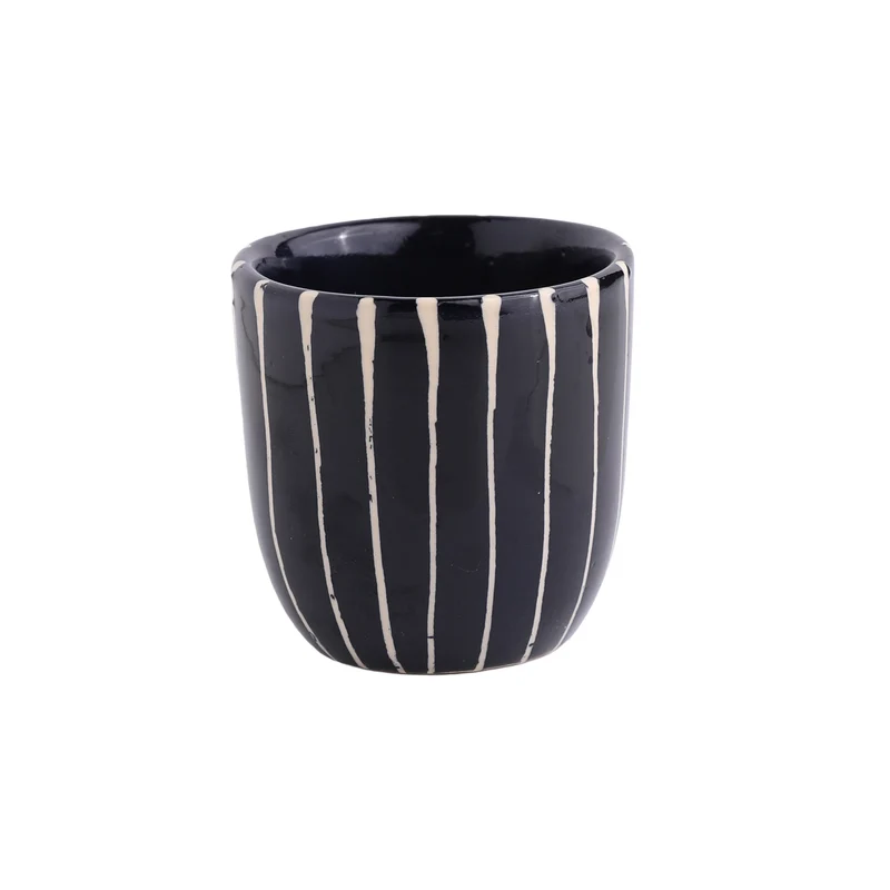 Espresso Mug Striped Black