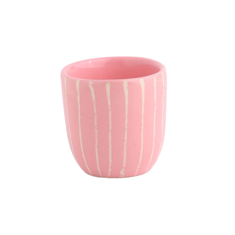 Espresso Mug Striped Pink