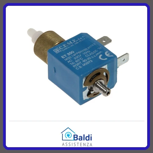 RICAMBIO POMPA CEME ET200 230V 50Hz PORTATA 90cc PER FERRO DA STIRO STIRELLA DE LONGHI VARI MODELLI