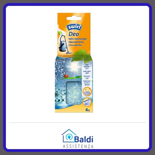 SWIRL GRANULI PROFUMATI COOL SUMMER RAIN ASSORBIODORI PER ASPIRAPOLVERE
