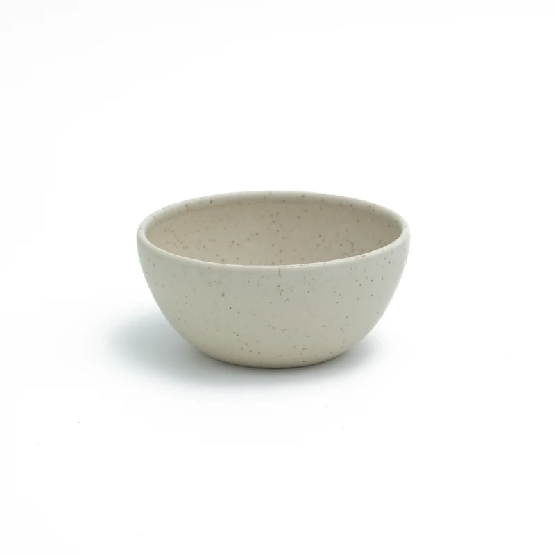 Small Snack Bowl Speckled Beige