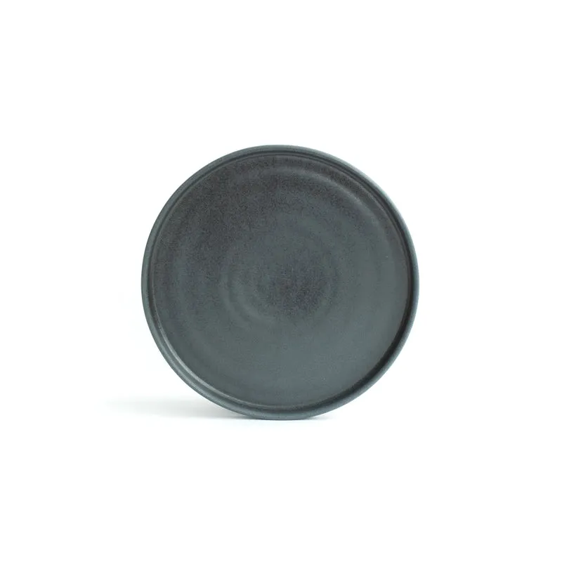 Small plate (straight edge) Matte Black