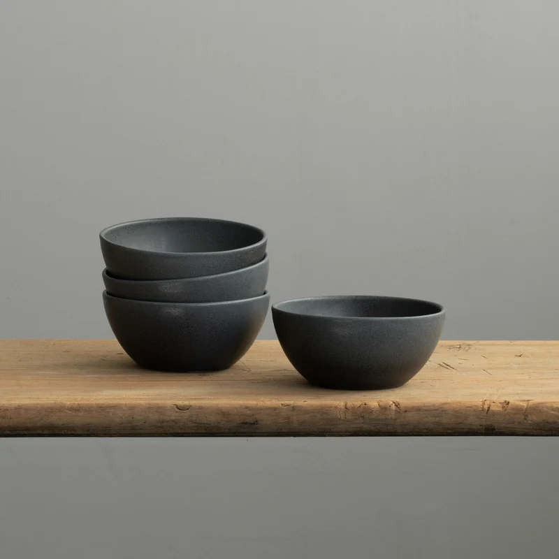 Large Snack Bowl Matte Black
