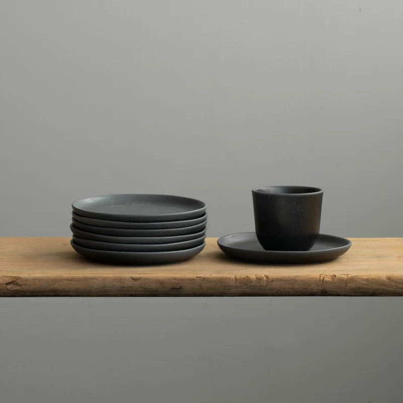 Bread plate Matte Black