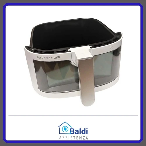 RICAMBIO VASCA CESTELLO PER FRIGGITRICE AD ARIA ARIETE AIR FRYER 9L 4630