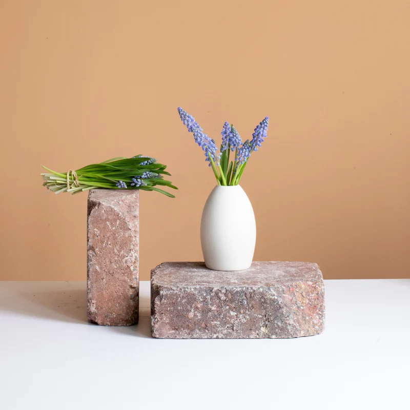 Egg" vase Beige