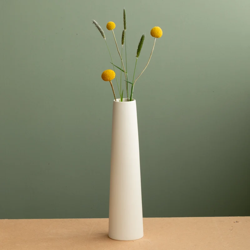 Chimney Large" vase Beige