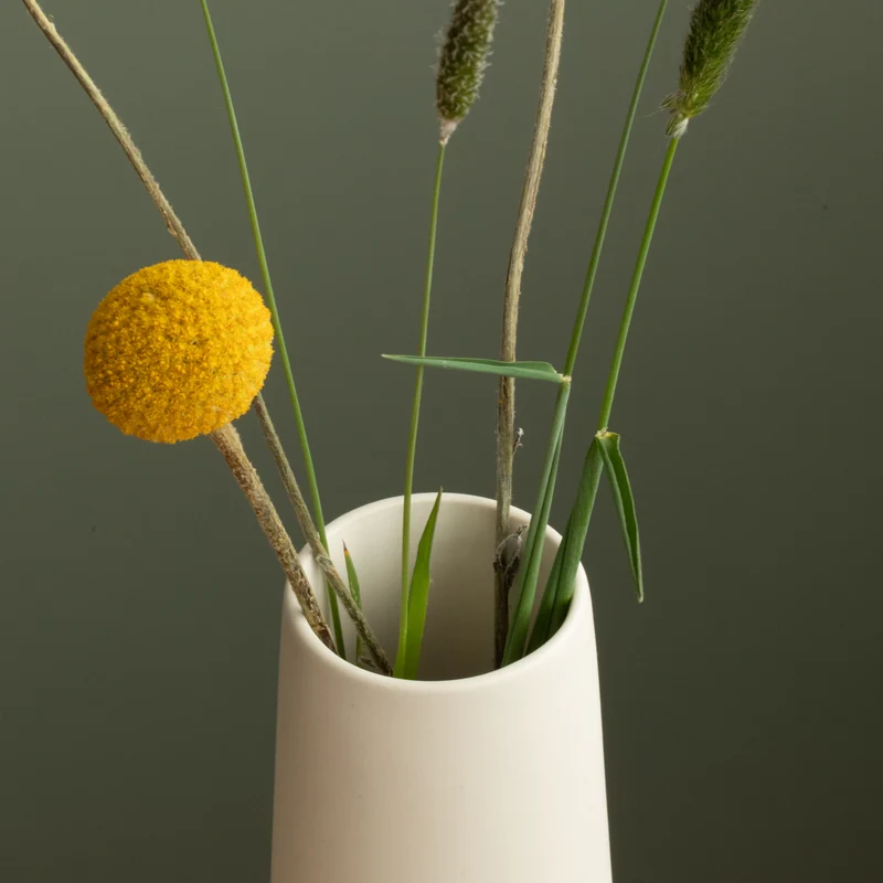 Chimney Large" vase Beige