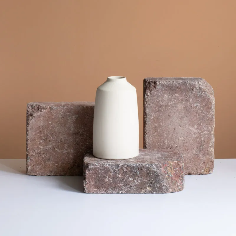 Vase "Bottle" Beige
