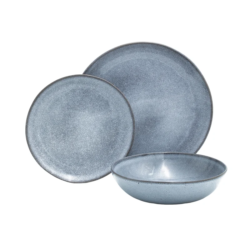 Pasta tableware set Blue Sand 12-piece