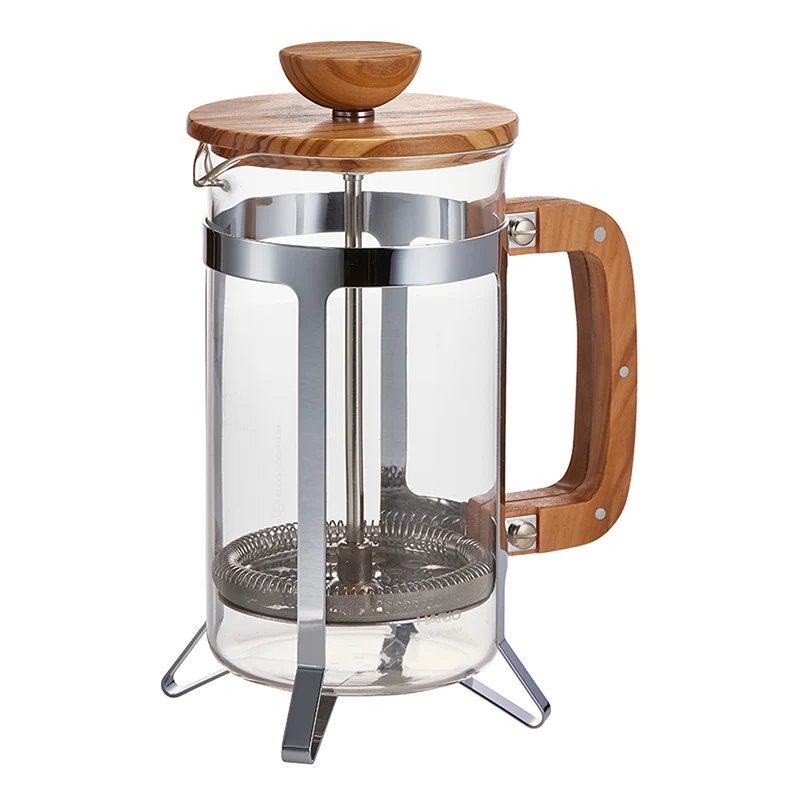 Coffee Press Olive Wood