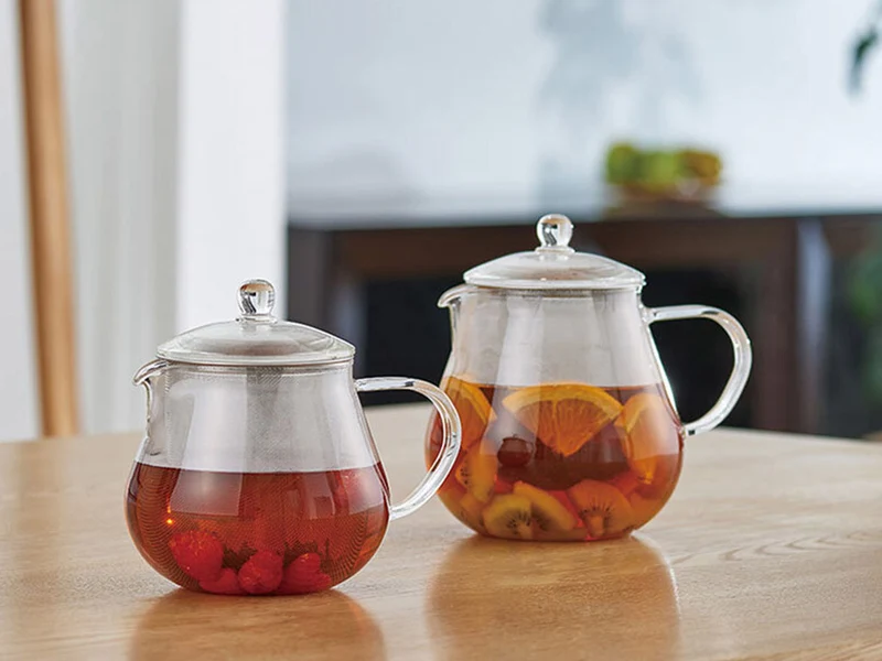Leaf Tea Pot Clear - 700ml