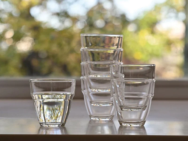 Stackable Glass 2pc Set