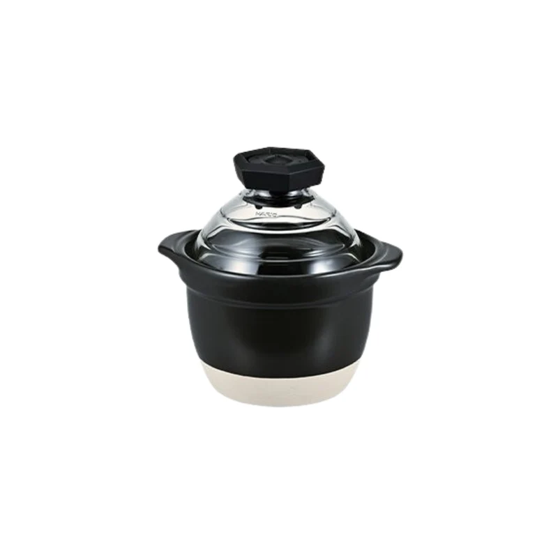 GOHANGAMA Glass Lid Rice Cooker (1-2 Cups)