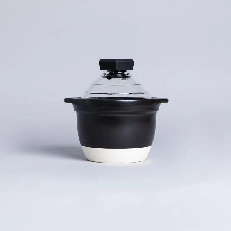 GOHANGAMA Glass Lid Rice Cooker (1-2 Cups)