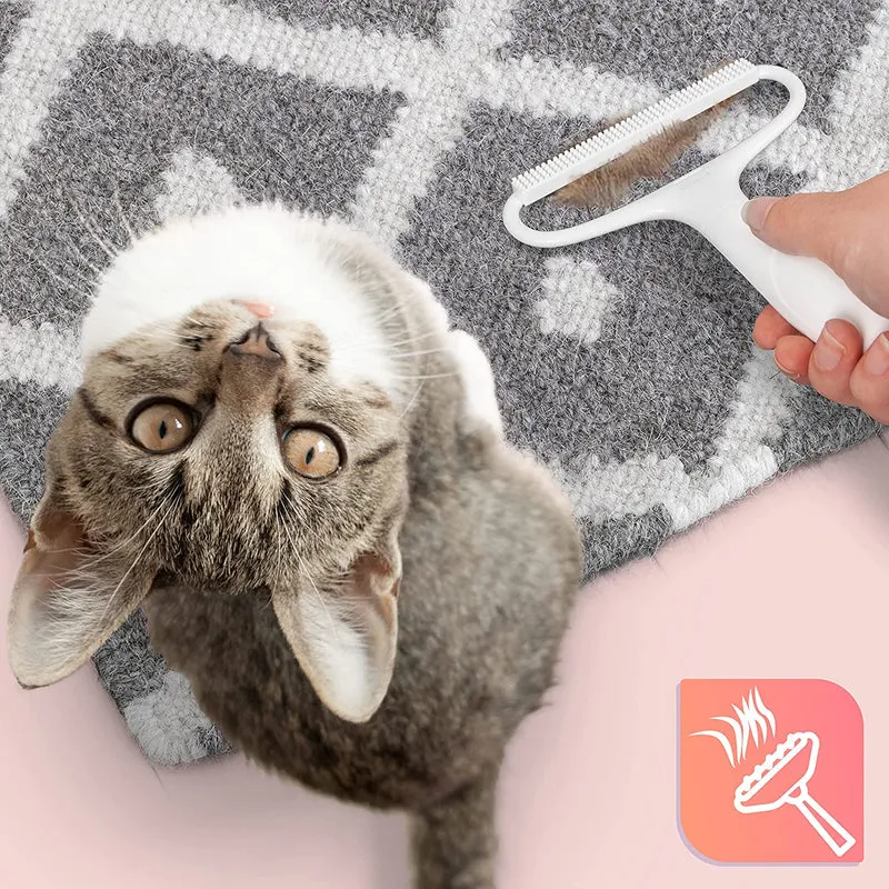 Duronic MFS3 Levapelucchi manuale | 3 Lint remover per rimozione di pelucchi e peli d'animale | Spazzola rasoio manuale per tessuti, tappeti e abbigliamento | Rimuovi lanugine | Confezione da 3