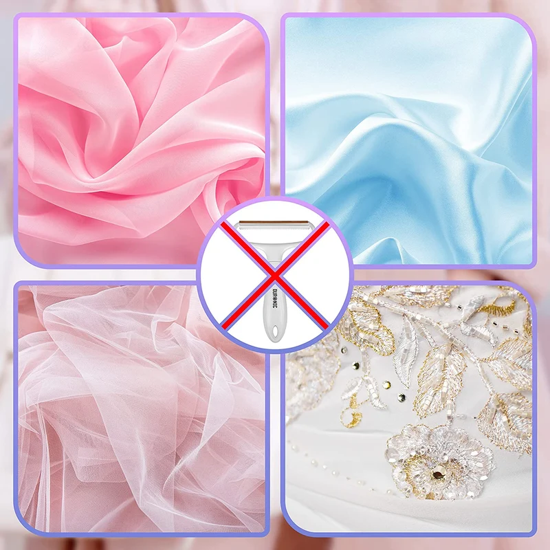 Duronico CFS4 Set di Rullo e Levapelucchi Manuale | 3 Rulli 1 manico e 1 Levapelucchi | Lint remover per abbigliamento | Rasoio per tessuti | Rullo adesivo per peli di animali