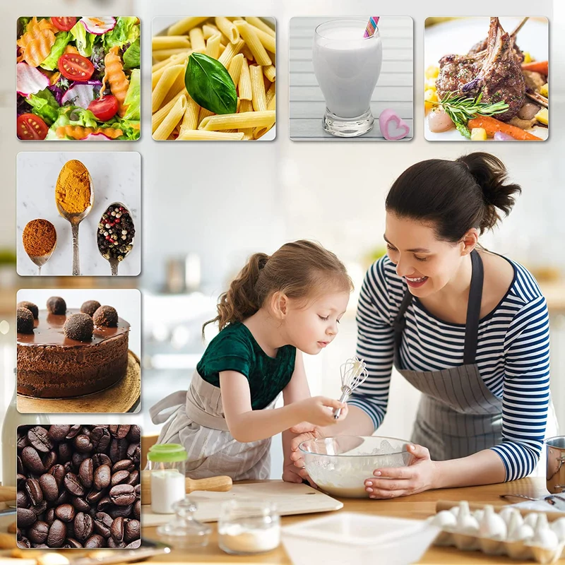 Duronic KS100 WH Bilancia da cucina - Bilancia ad alta precisione con display digitale retroilluminato - Portata 1g / 5 kg - Bilancia con ciotola integrata bianca da 1,2L - Funzione Tara