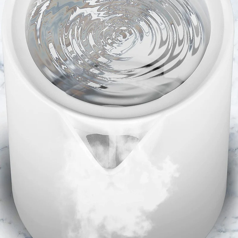 Duronic EK17 BK Bollitore acqua elettrico 2200W | Capacità 1,7 L | Spegnimento automatico | Base rotazione 360° | Filtro anticalcare | Bolli acqua bianco | Per Acqua Tè Tisane Caffè | Compatto
