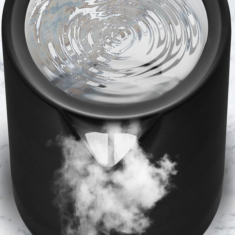 Duronic EK17 BK Bollitore acqua elettrico 2200W | Capacità 1,7 L | Spegnimento automatico | Base rotazione 360° | Filtro anticalcare | Bolli acqua nero | Per Acqua Tè Tisane Caffè | Compatto