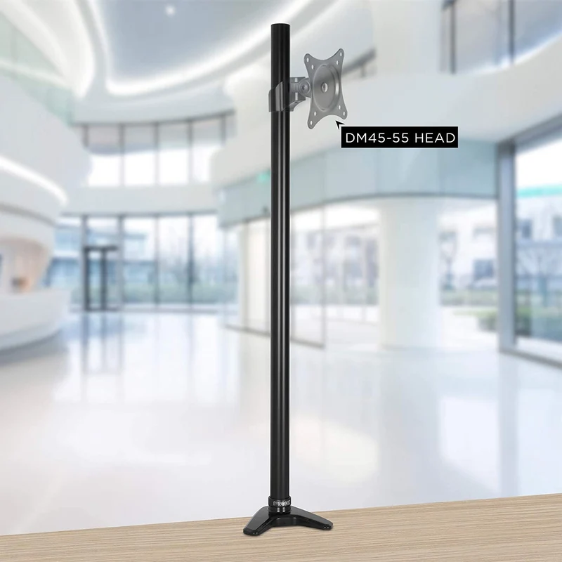 Duronic DM55POLE BK Staffa 80 cm per supporti monitor da scrivania  Staffa compatibile con tutti i supporti monitor Duronic  Consente una maggiore flessibilità nel posizionamento dello schermo