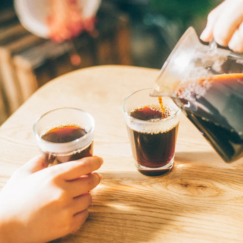 [Simply HARIO Series] V60 Glass Dripper & Server Set