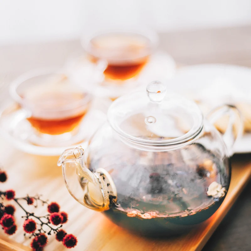 Glass Jumping Teapot 500/800mL