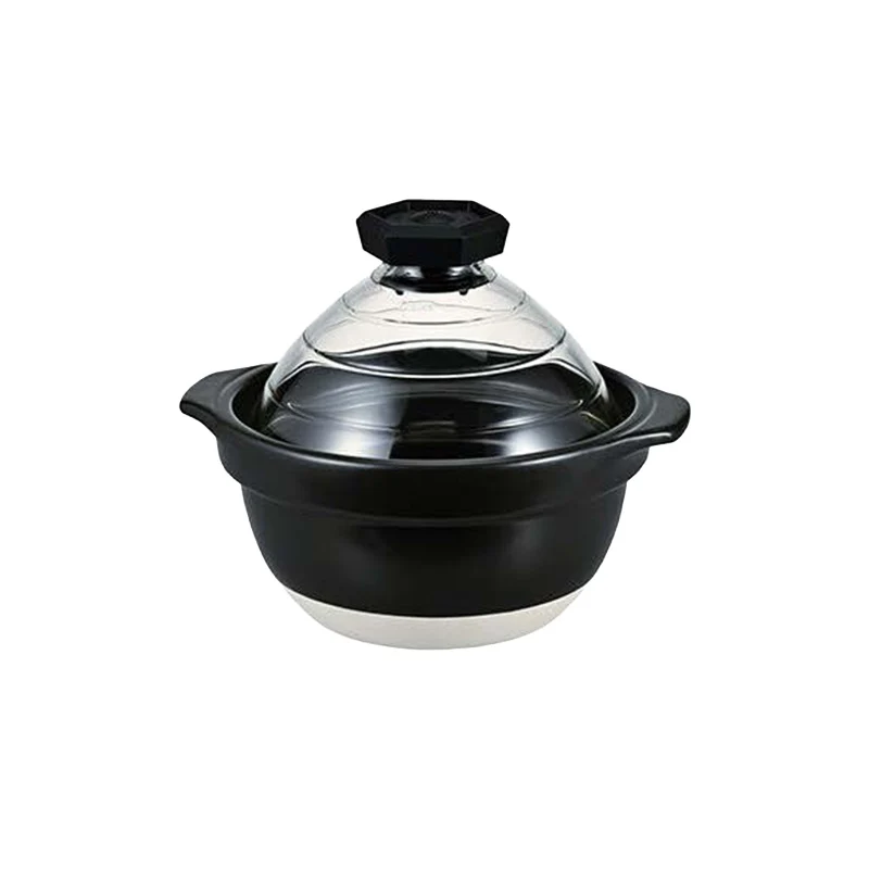 Ceramic Rice Cooker with Glass Lid