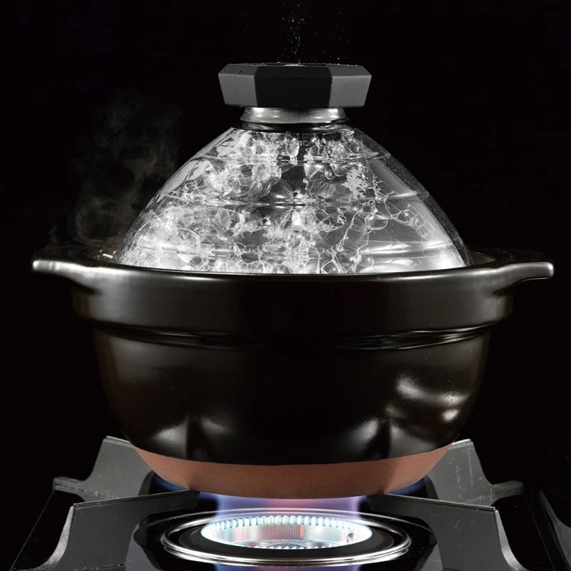 Ceramic Rice Cooker with Glass Lid