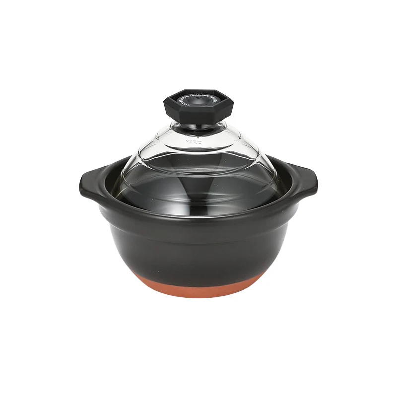 Ceramic Rice Cooker with Glass Lid