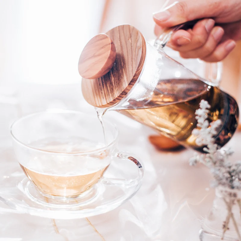 Wood Tea & Coffee Press, 300/600mL