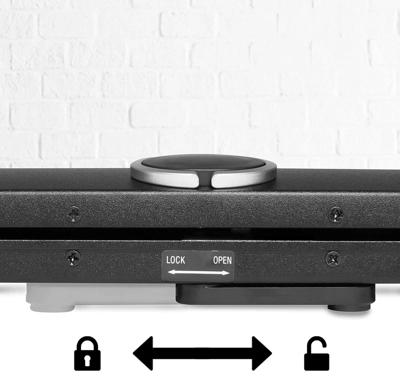 Duronic DPS50 /43 Schermo di proiezione 50 formato 4:3/102 X 76cm Telo da scrivania telo proiettore da tavolo telo da proiezione per interni/esterni Full HD 3D 4K - Home cinema home theater ufficio