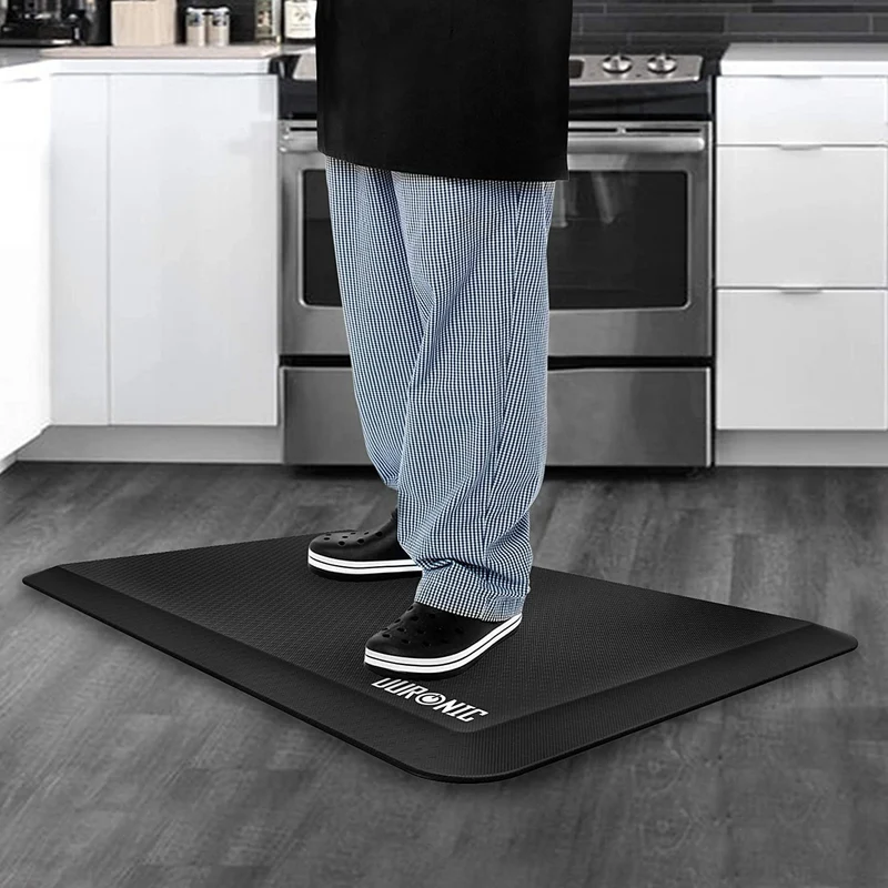 Duronic DM-MAT2 Tappetino Anti-fatica 71 x 43 cm | Poggia piedi ergonomico spessore 2 cm in gomma | Tappeto Poggiapiedi confortevole per stare in piedi | Supporto per lavorare in piedi | Riduce dolori