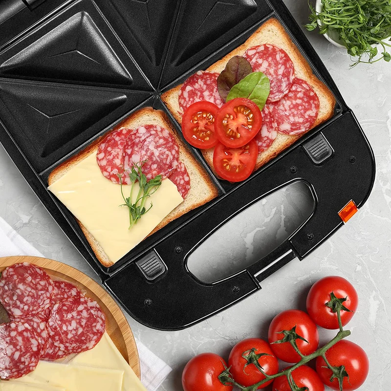 Duronic SM60SP Piastre per WM60 Macchina per waffle WM60 | 2 Piastre per grigliare | 2 Piastre per toast | Piastre intercambiabili | Piastra per panini