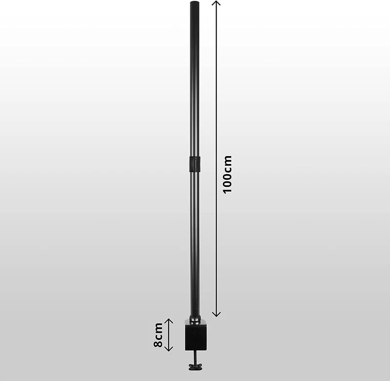 Duronic DMT100 Staffa 100 cm per supporti monitor da scrivania  Staffa compatibile con tutti i supporti monitor Duronic  Consente una maggiore flessibilità nel posizionamento dello schermo