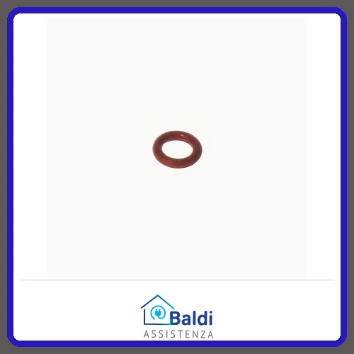 RICAMBIO 2 PZ. GUARNIZIONE O-RING SILICONE ROSSO 70SH DI=6 T2 PER MACCHINA CAFFE' DE'LONGHI VARI MODELLI