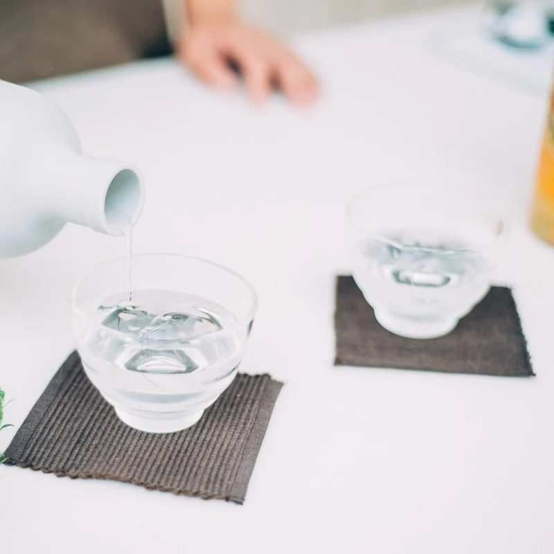Cold Brew Tea Bottle Glass Cup Set 750mL