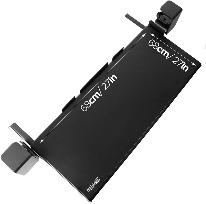 Duronic DKTPX1 Supporto scorrevole per tastiera e mouse / laptop / documenti  Consente di aggiungere un supporto tastiera sotto il tavolo  Costruzione robusta e duratura