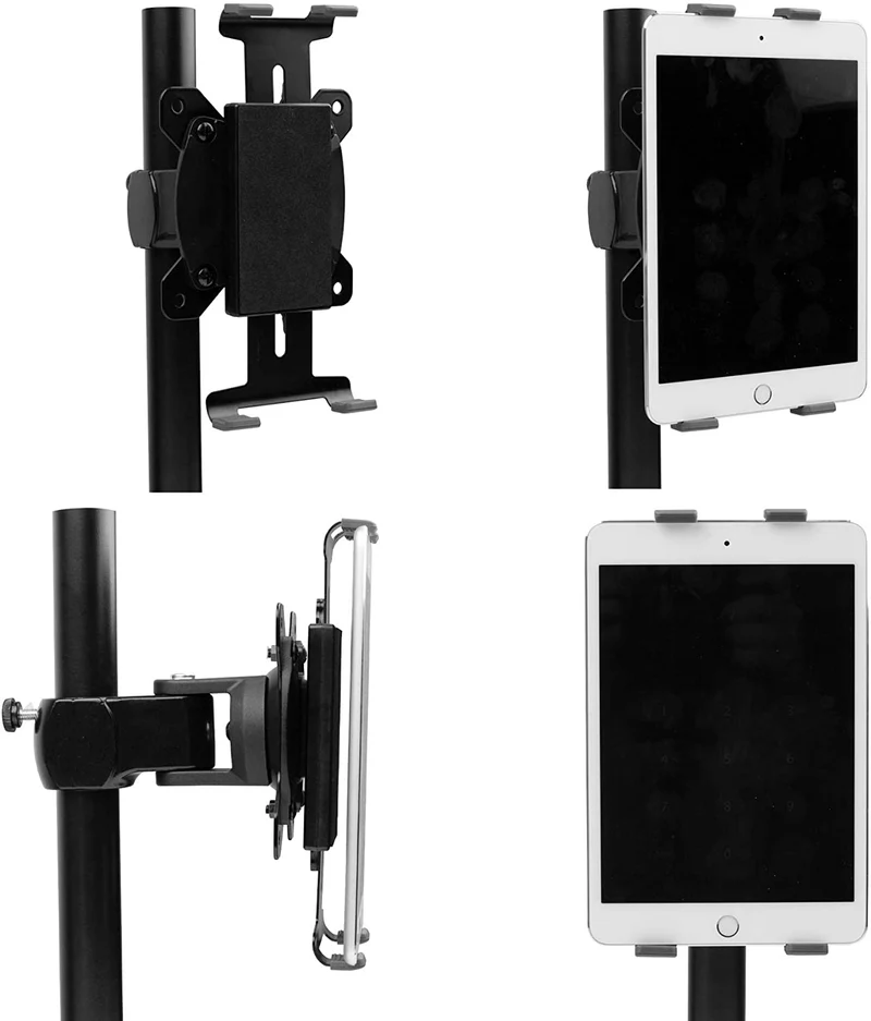 Duronic DMT1 Supporto per tablet e smartphone compatibile con tutti i supporti monito Duronic  Permette di ottimizzare lo spazio sulla scrivania