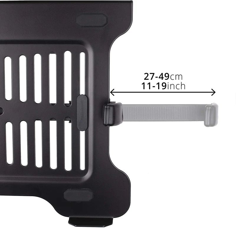 Duronic DML7 Supporto per computer portatile - Attacco supporto tablet e tastiera per supporto scrivania  Per VESA - Capacità 5kg - Compatibile con DM15 DM25 DM35 DM45 DM55 DM65 DMUSB DMDC DMG