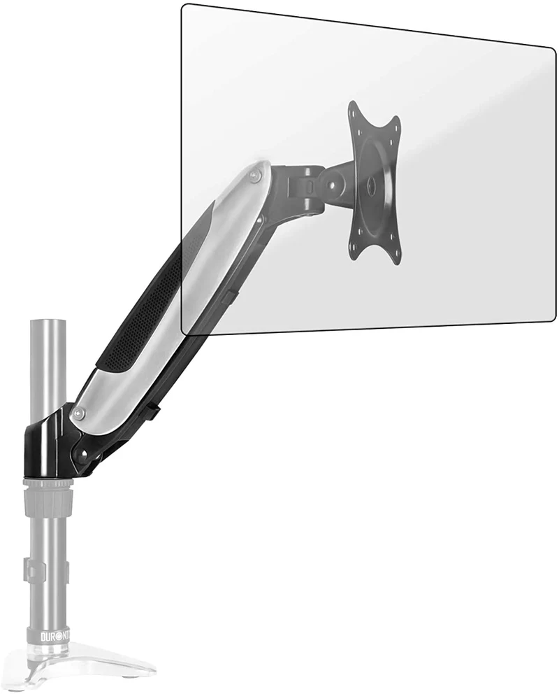 Duronic DML6S1 Braccio aggiuntivo  Compatibile con supporti monitor DM65  Braccio con molla a gas  Consente laggiunta di un monitor o di un accessorio  Regolazione dellaltezza