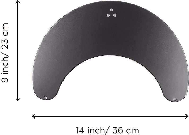 Duronic DM25D Supporto su base per Supporti monitor - Compatibile con la gamma Duronic DM15 DM25 DM35 DM453 - Base per supporto monitor per scrivania - Soluzione alternativa al morsetto  Acciaio